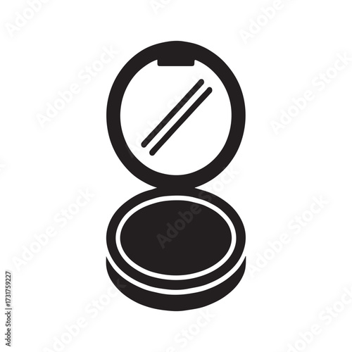 Compact Powder Solid Beauty Tool Icon