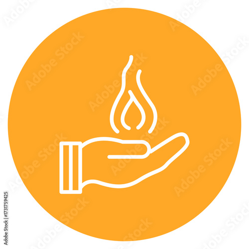 Safety Measures icon vector image. Can be used for Risk Management.