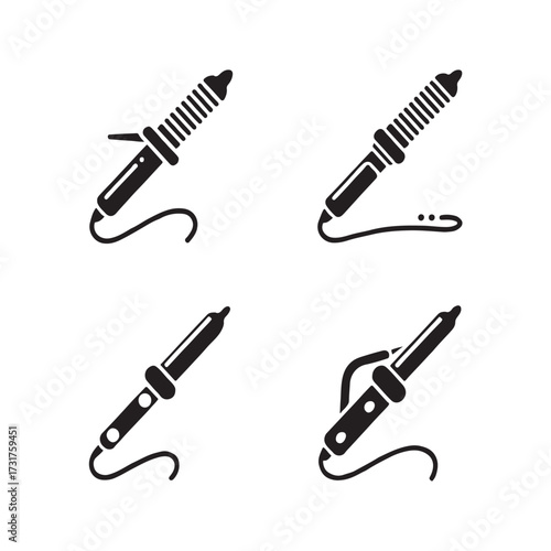 Curling Iron Solid Beauty Tool Set