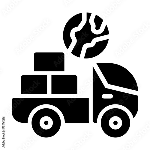 shipment Solid icon