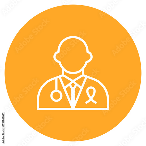Oncologist icon vector image. Can be used for Chemotherapy.