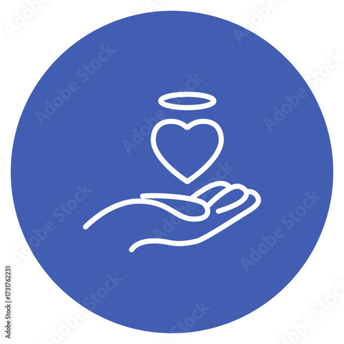 Palliative Support icon vector image. Can be used for Chemotherapy.