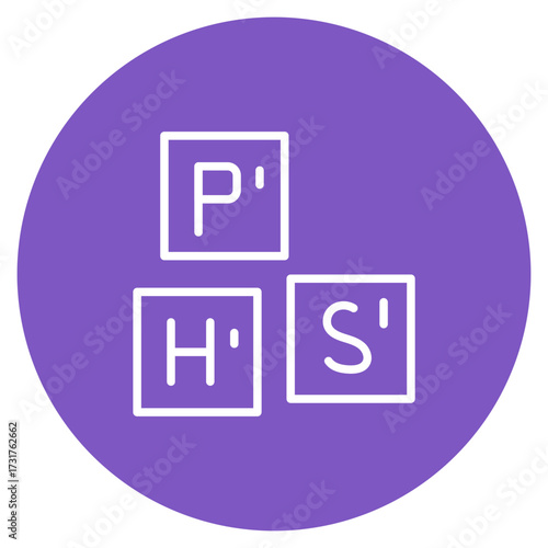 Periodic Table icon vector image. Can be used for Lab.