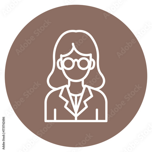 Scientist icon vector image. Can be used for Lab.