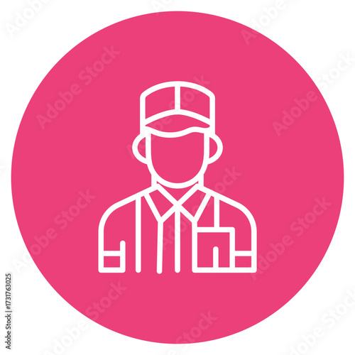 Referee icon vector image. Can be used for Rugby.