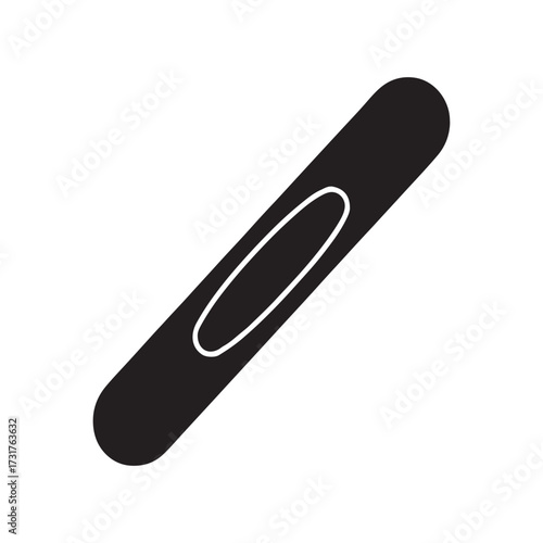 Nail File Solid Cosmetic Icon
