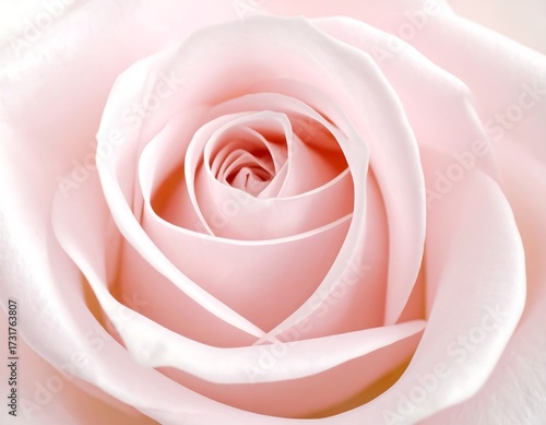 Close-up of a pale pink rose