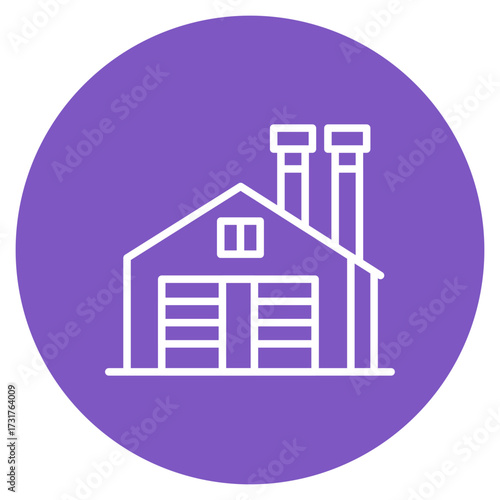 Warehouse icon vector image. Can be used for Warehouse.