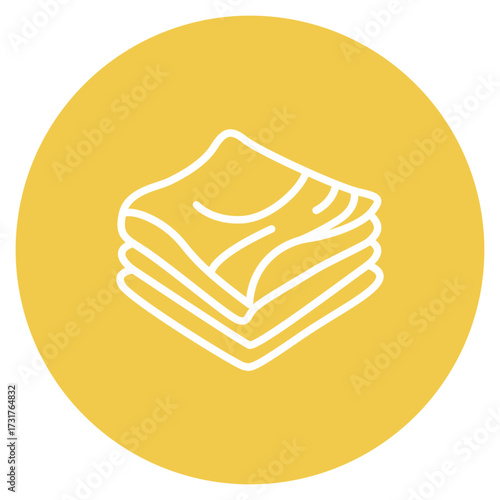 Fabric Layers icon vector image. Can be used for Fabric Features.