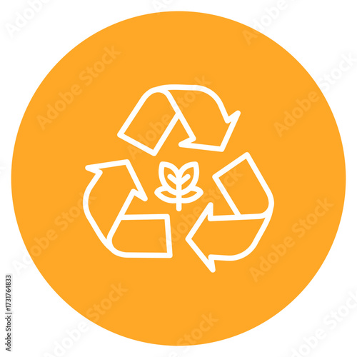 Fabric Recycle icon vector image. Can be used for Fabric Features.