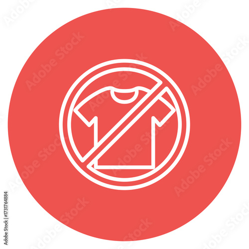 Non Breathable Fabric icon vector image. Can be used for Fabric Features.