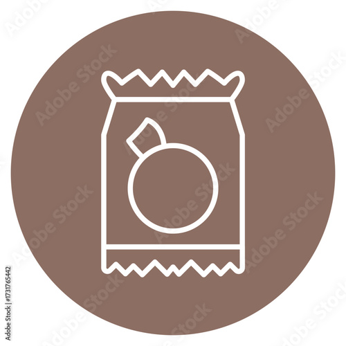 Snacks icon vector image. Can be used for Supermarket.