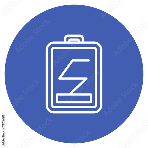 Battery Duration icon vector image. Can be used for Battery and Power.
