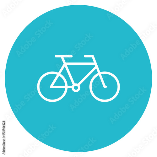 Bike Lane icon vector image. Can be used for Battery and Power.