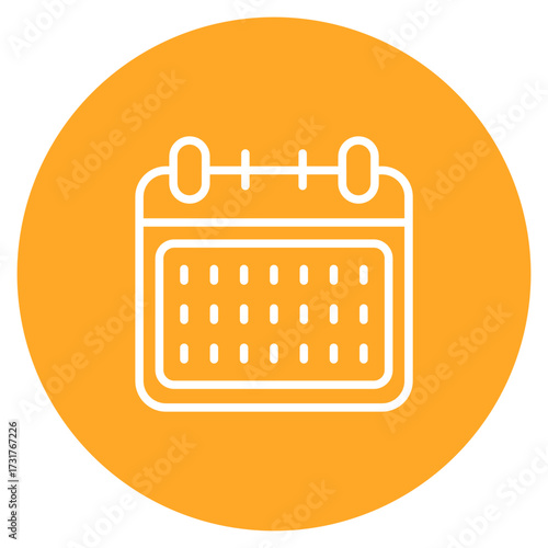 Calendar icon vector image. Can be used for Shoemaker.