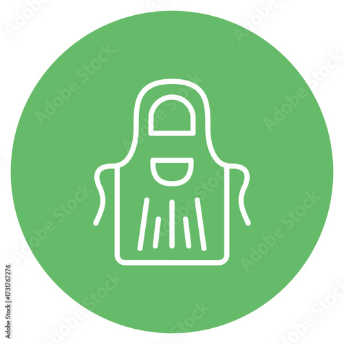 Apron icon vector image. Can be used for Shoemaker.
