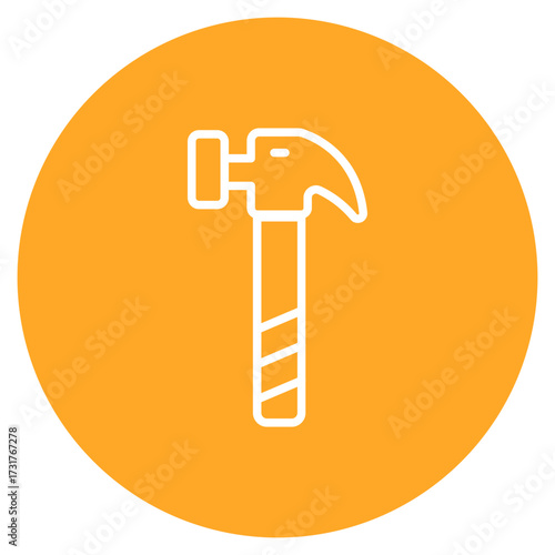 Hammer icon vector image. Can be used for Shoemaker.