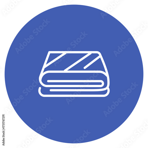 Fabrics icon vector image. Can be used for Shoemaker.