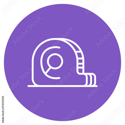 Measuring Tape icon vector image. Can be used for Shoemaker.