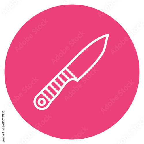 Knife icon vector image. Can be used for Shoemaker.