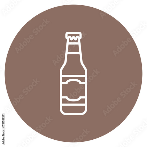 Beer Bottles icon vector image. Can be used for Oktoberfest.