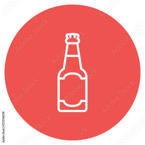 Beer icon vector image. Can be used for Oktoberfest.