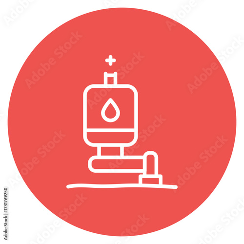 Smart Water Sensor icon vector image. Can be used for Biometrics.