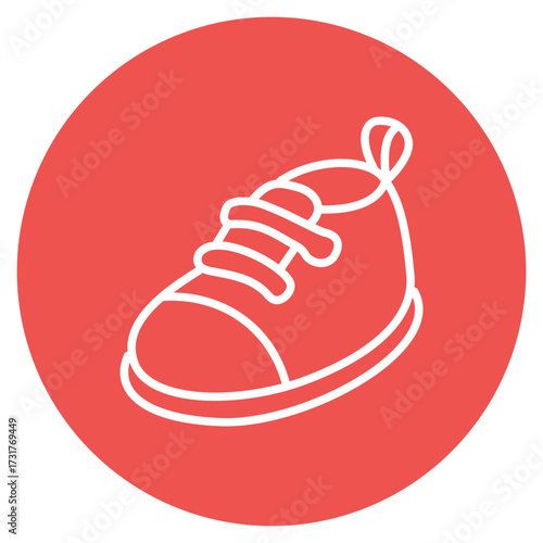 Baby Shoes icon vector image. Can be used for Baby Shower.