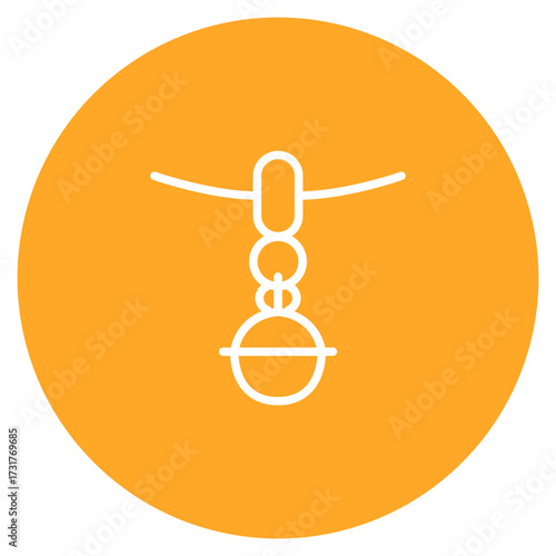 Hanging Toy icon vector image. Can be used for Baby Shower.