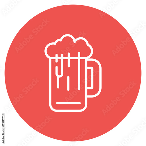 Craft Beer icon vector image. Can be used for Bowling.