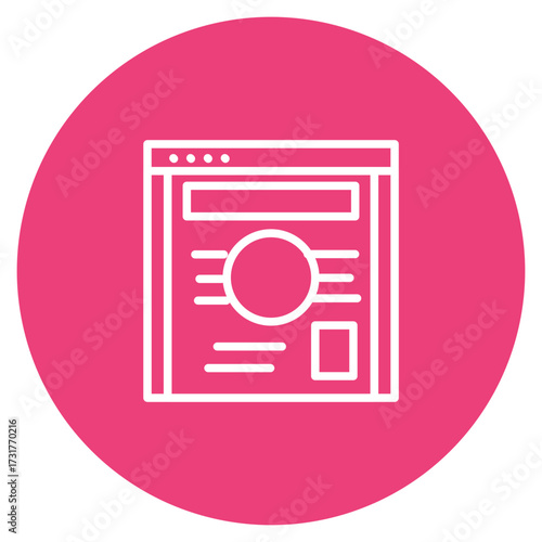 Custom Music Playlist icon vector image. Can be used for Bowling.