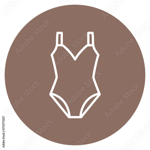Swimsuit icon vector image. Can be used for Beach Resort.