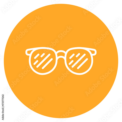 Sunglasses icon vector image. Can be used for Beach Resort.