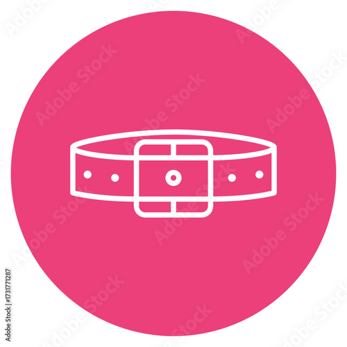 Belt icon vector image. Can be used for Luxury.