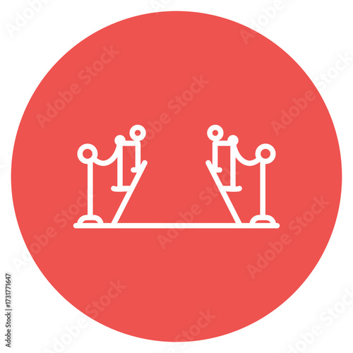 Red Carpet icon vector image. Can be used for Luxury.