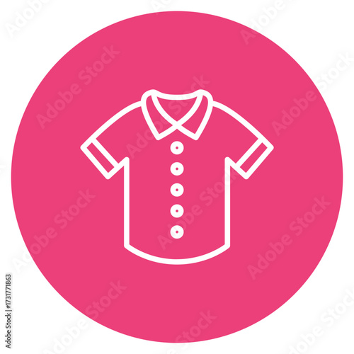 Shirt icon vector image. Can be used for Luxury.