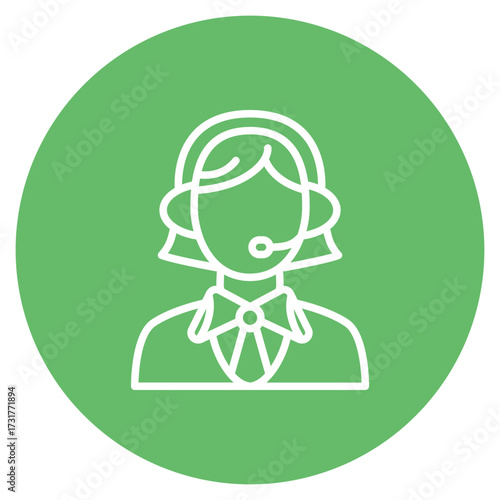 Assistant icon vector image. Can be used for Volleyball.