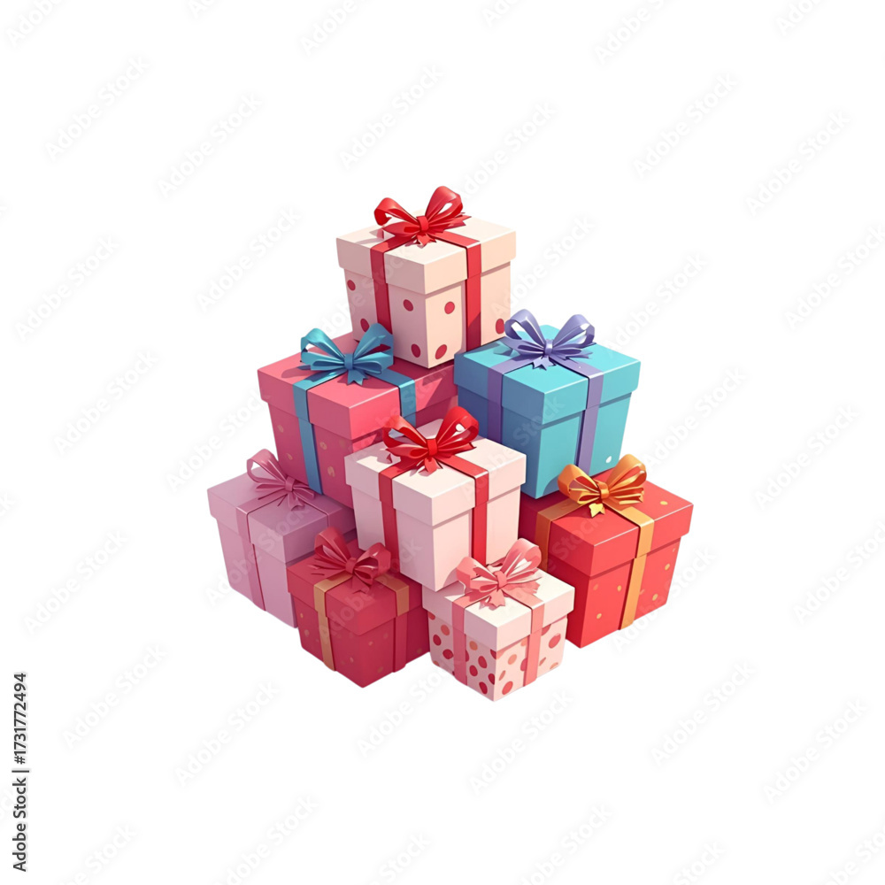 Obraz premium Gift boxes, a memorable gift for special occasions