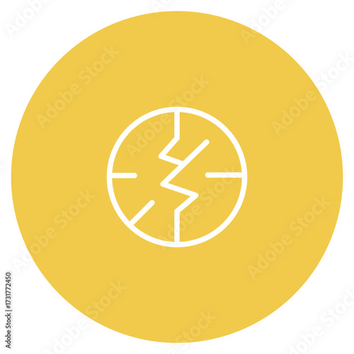Broke icon vector image. Can be used for Casino.