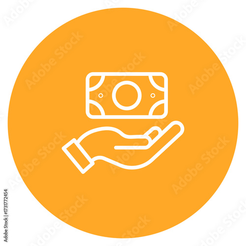 Cash Back icon vector image. Can be used for Casino.