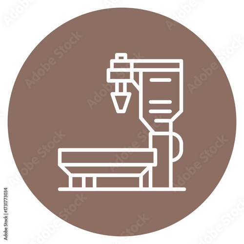 Galvanizing icon vector image. Can be used for Mettalurgy.