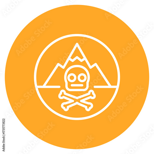 Danger Sign icon vector image. Can be used for Construction Tools.