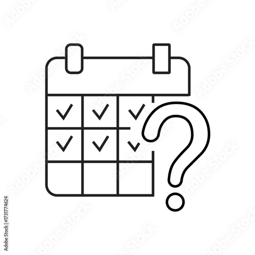 question. to ask questions. icons. look for answers to questions. frequently asked questions. icon with questions. banner. advertisement. black lines.