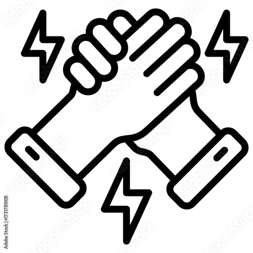 Arm Wrestling Icon