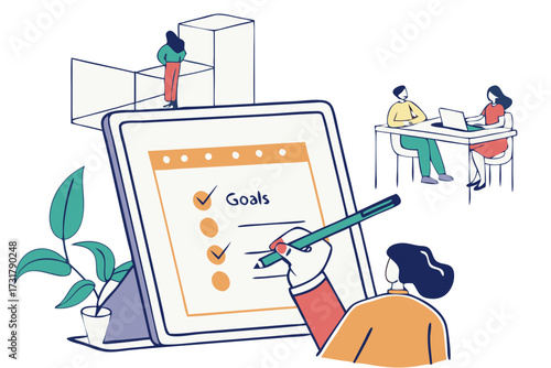 Setting Goals with Team Collaboration