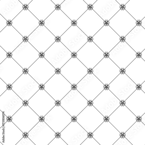 Abstract flower pattern background, Geometric seamless pattern, Geometric grid pattern