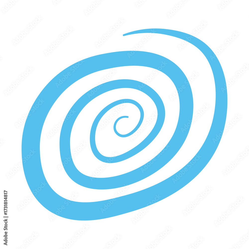 Naklejka premium Swirl Scribble Element