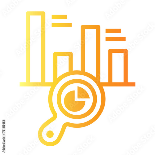 comparison Line Gradient Icon