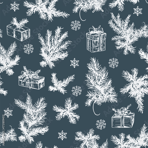 Vintage Christmas Pattern - Christmas decorations	