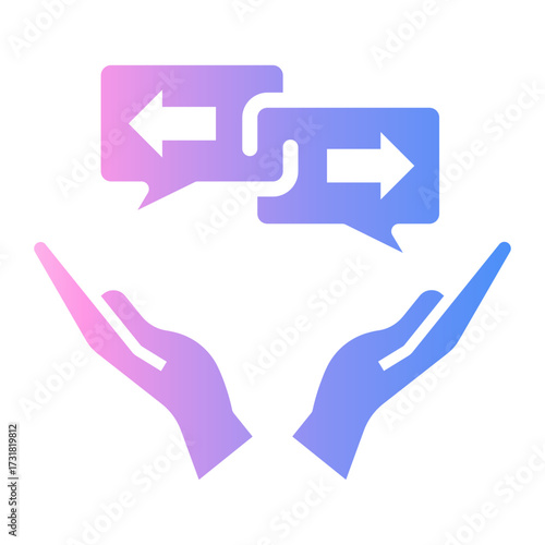 comparison Gradient icon
